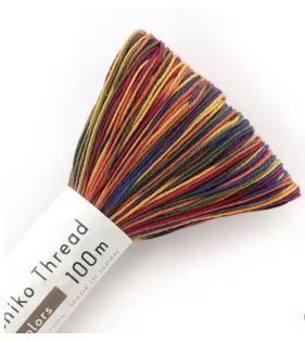 EmmaCreation Sashiko 6-Multi Color Parquet Thread ST-100M-304