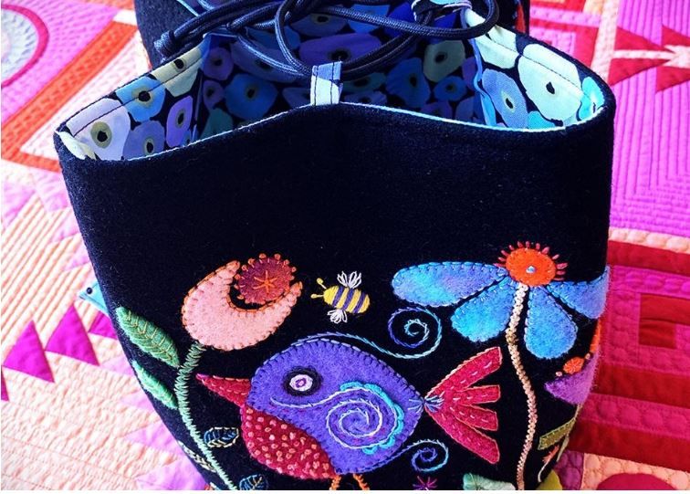 Wendy Williams Funky Birds Bag Pattern