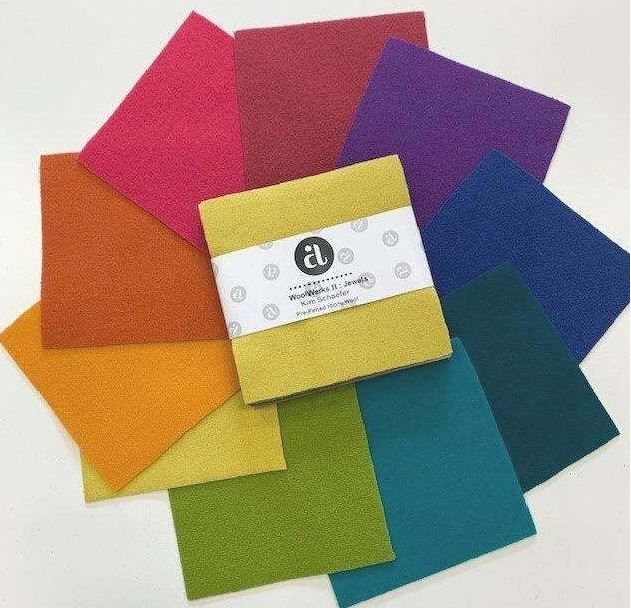 Andover Fabrics WoolWerks II 3S-JWLS-X Jewels