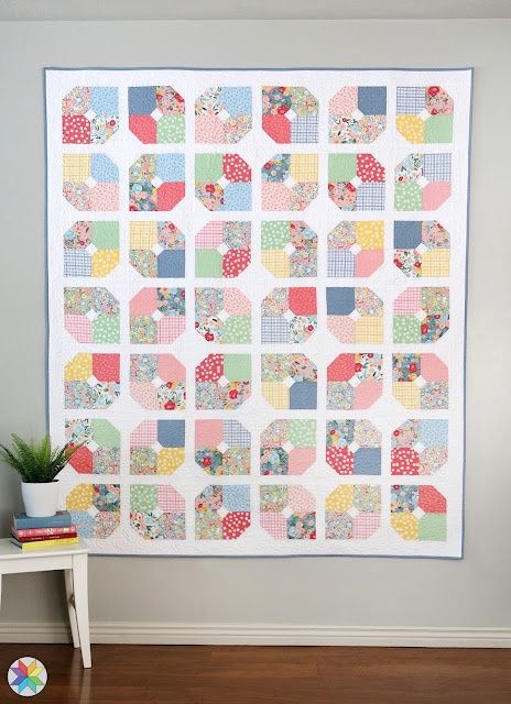 Make Believe Pocket Posies Quilt Kit