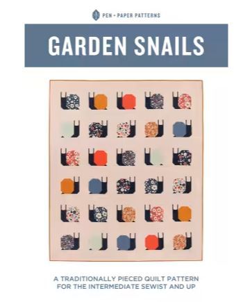 Garden Snails Forest Fruits Quilt Kit