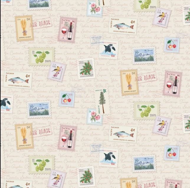 Riley Blake Dear Washington CD17731 Cream