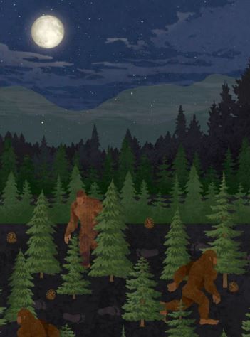P&amp;B Textiles Bigfoot Country BCOU 6123 PA Panel