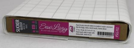Lazy Girl Designs Sew Lazy Slicker Iron-on Glossy Vinyl Interfacing SLG102 Online