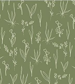 FIGO Fabrics Flourish  91179-75 Green
