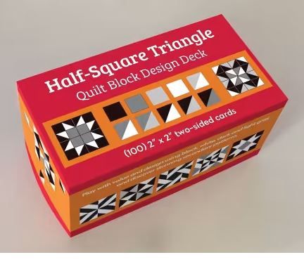 Half-Square Triangle Quilt Block Design Deck 20502