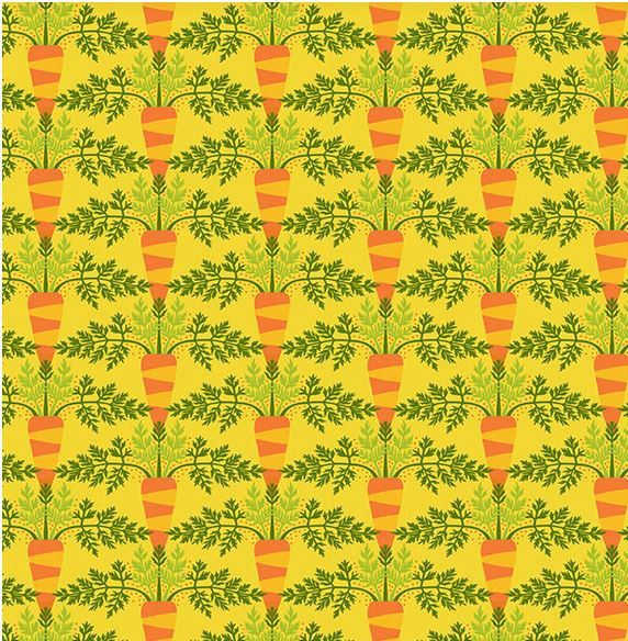 FreeSpirit Fabrics Vegetable Patch PWJS180.YELLOW