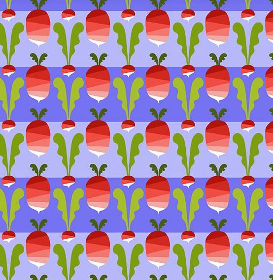 FreeSpirit Fabrics Vegetable Patch PWJS187.RED