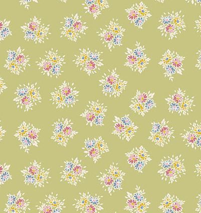 Makower UK Petite Fleur MU-184-G Green