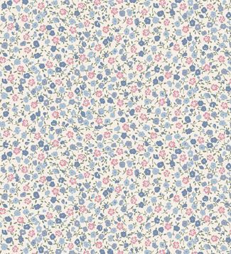 Makower UK Petite Fleur MU-185-B Blue