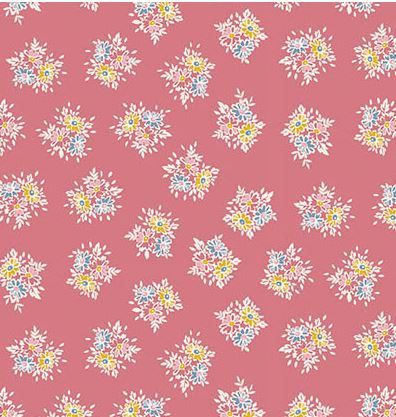 Makower UK Petite Fleur MU-184-P Pink