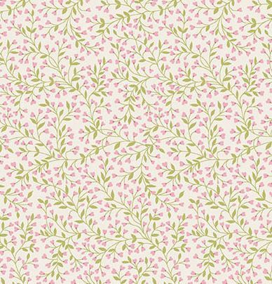 Makower UK Petite Fleur MU-186-P Pink