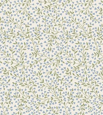 Makower UK Petite Fleur MU-186-B Blue