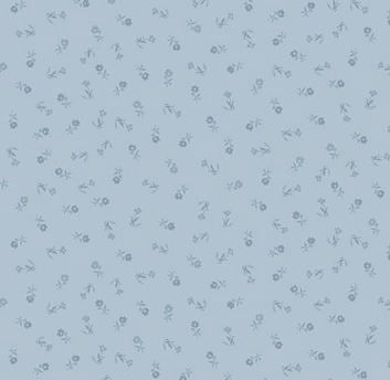 Makower UK Petite Fleur MU-187-B Blue