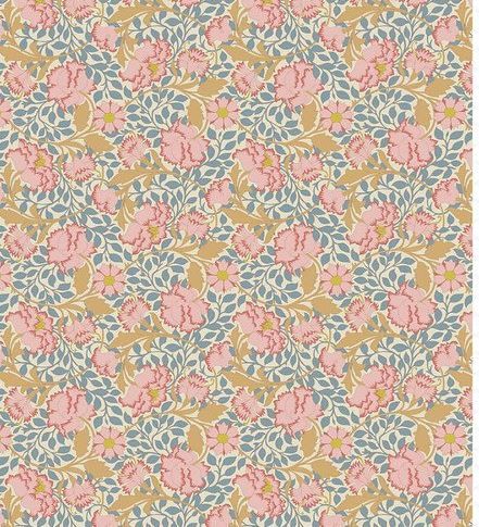 Tilda Fabrics Songbird TIL100654 Blue
