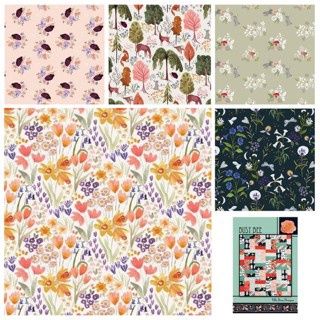 Busy Bee Floral Forest Quilt Kit