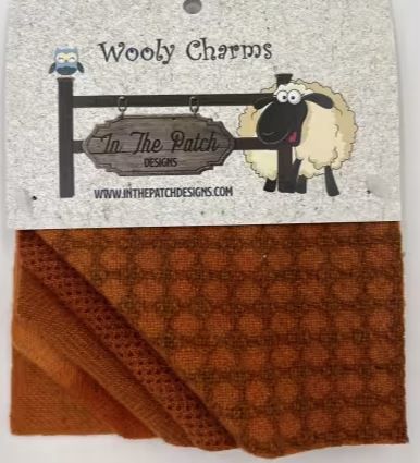 In the Patch Designs Wooly Charms WC4611 Burnt Orange