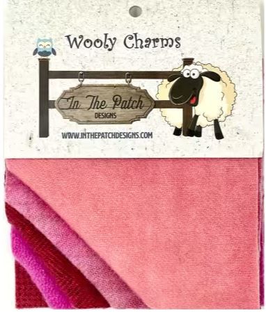 In the Patch Designs Wooly Charms WC5718 Pinks