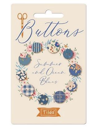 Creating Memories Buttons TIL400063 Summer and Ocean Blues