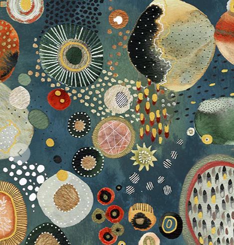 Windham Fabrics Flora &amp; Form 54777DM-1 Labradorite