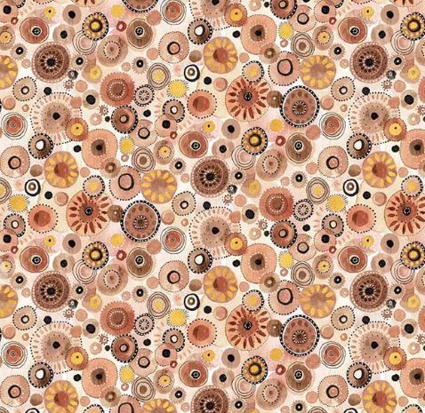 Windham Fabrics Flora &amp; Form  54781DM-2 Fire Opal
