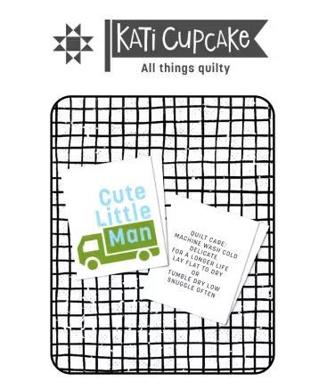 Kati Cupcake Cute Little Man Labels KC303