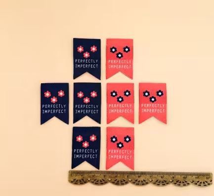 Sewing Illustration Perfectly Imperfect Woven Labels SI-WL43