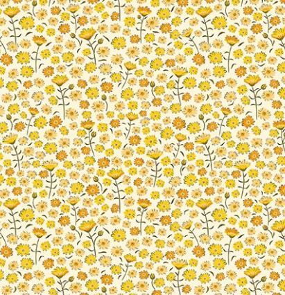 In The Beginning Fabrics Lovelies 7LOV 1 Yellow