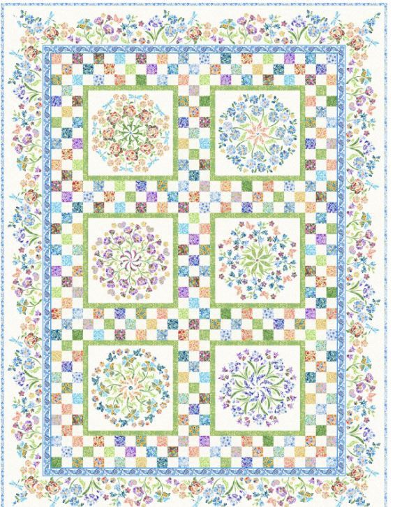 In The Beginning Fabrics Lovelies Quilt Pattern  LOV PCW