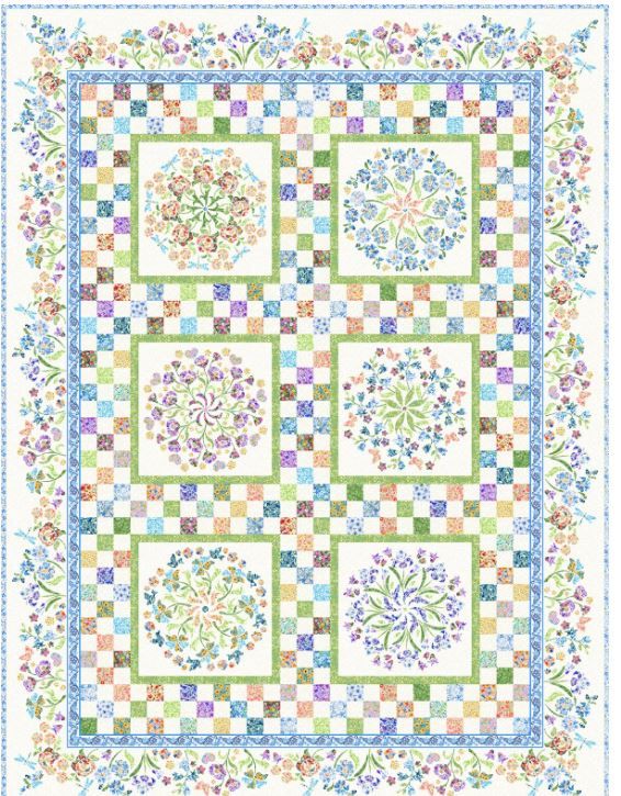 In The Beginning Fabrics Lovelies Quilt Pattern  LOV PCW