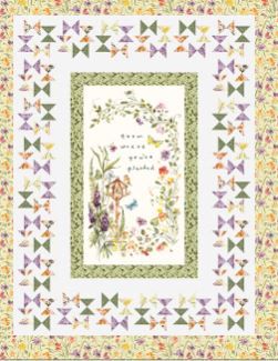 Butterfly Garden Flourish Quilt Kit