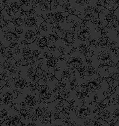 Lewis &amp; Irene Fabrics Tiny Tonals SS26 TT34D Black on Black