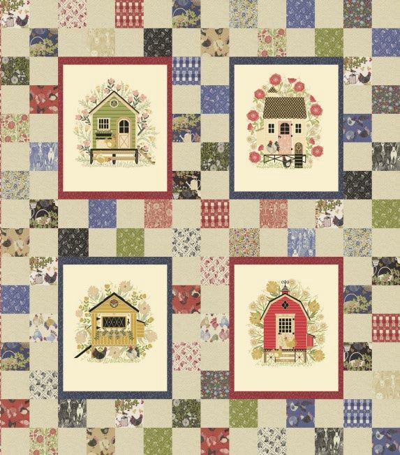 Chunky Charmer The Henhouse Quilt Kit
