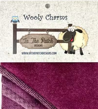 In the Patch Designs Wooly Charms WC4727 Sugar Plum