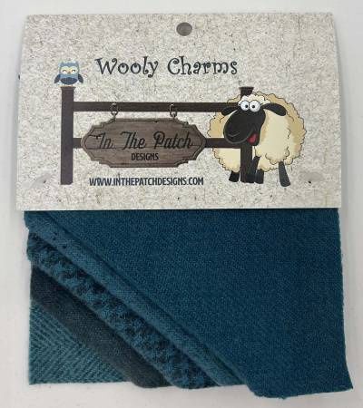 In the Patch Designs Wooly Charms WC4717 Teal