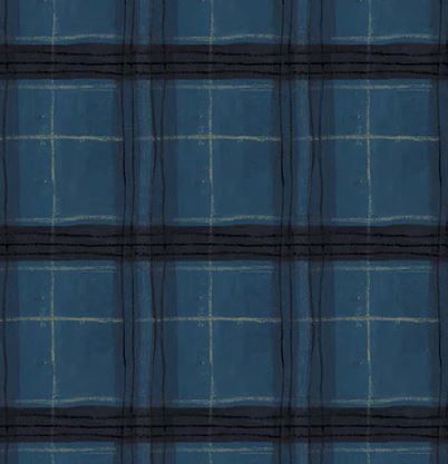 Windham Fabrics The Plaid One 54922D-8 Night Sky