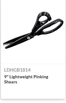 LDH Scissors Lightweight 9" Pinking Shears LDHGB1814