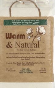 Warm &amp; Natural Packaged Batting Baby Size WAC2322FC