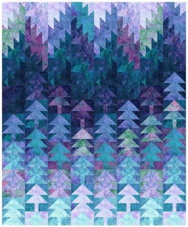 Misted Pines 2.0 Stonehenge Quilt Kit Dusk