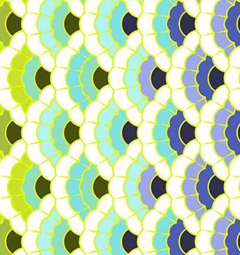 FreeSpirit Fabrics Floral Reef  PWTP269.MARINE