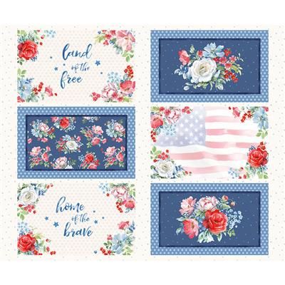 Clothworks Americana Y4771-55 Multi