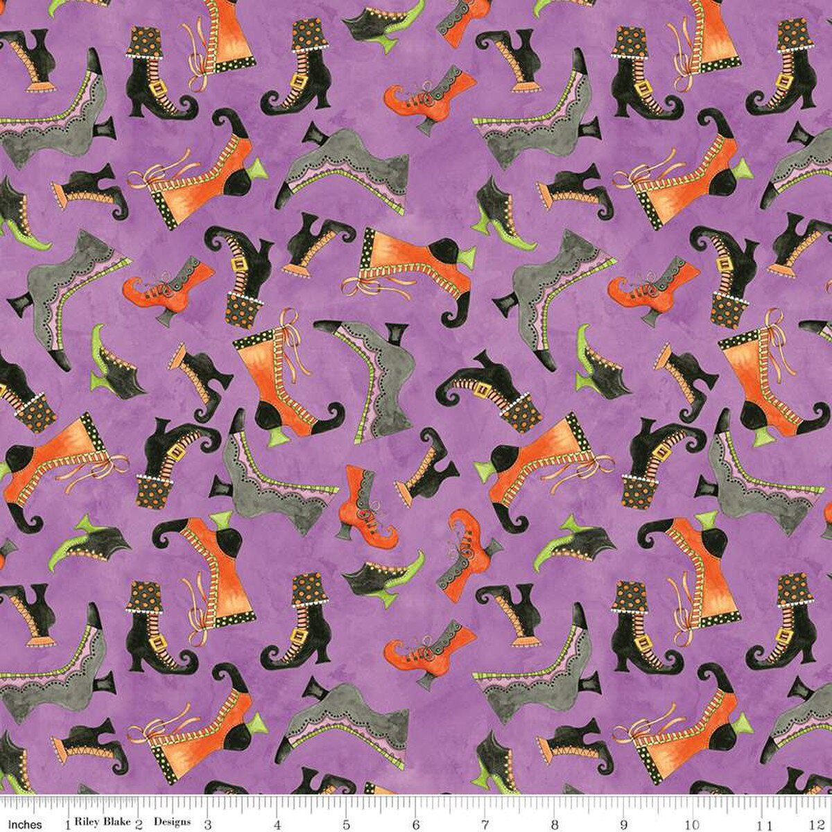 Riley Blake Ghoul Friends C16052 Purple Online