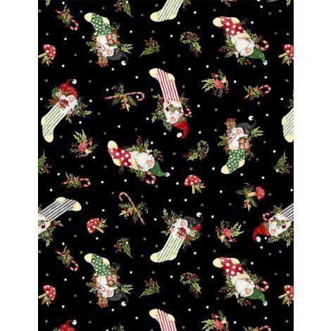 Wilmington Prints Merry Gnome-ments 3023 39893 973 Black Online
