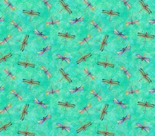 Clothworks Lily Pond Y4626-101 Turquoise Online