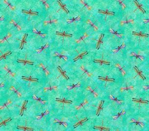 Clothworks Lily Pond Y4626-101 Turquoise Online