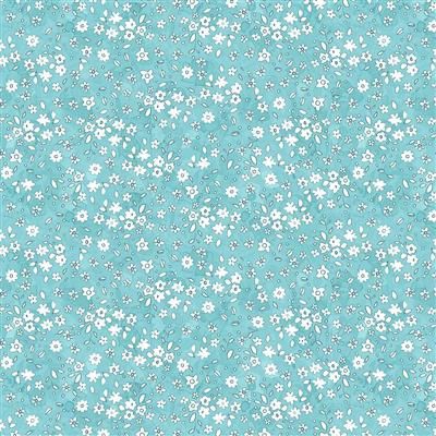 Clothworks Garden Fresh Y4260-33 Aqua Online