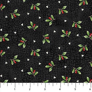 Northcott Winter Song 27807-99 Black Multi Online