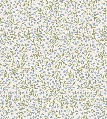 Makower UK Petite Fleur MU-186-B Blue Online