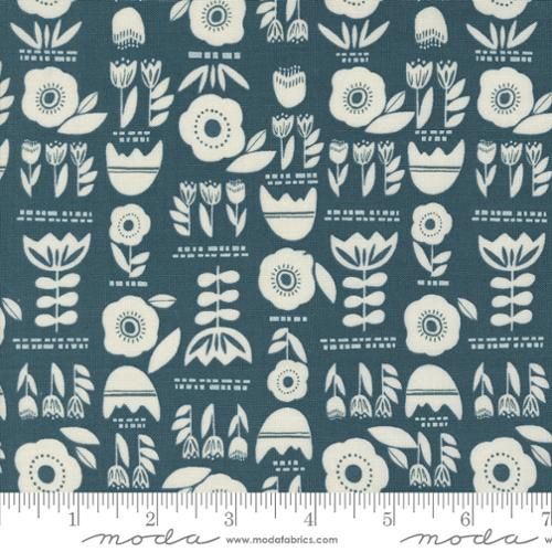 Moda Fabrics Folk &amp; Lore 45601 24 Teal Online