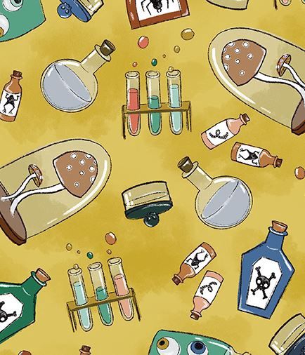 Benartex Spellbound 17130-33 Mustard Online